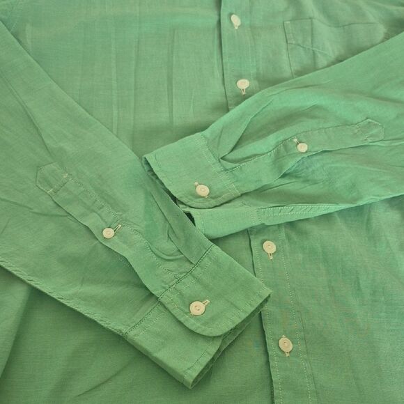 J. Crew Men's Mint Green Casual Button-Down Shirt - Picture 13 of 16